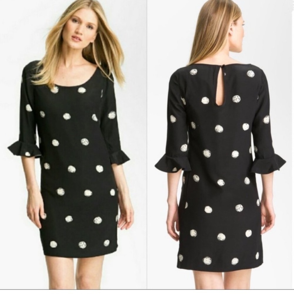 KATE SPADE NEW YORK polka dot Silk Mini Dress